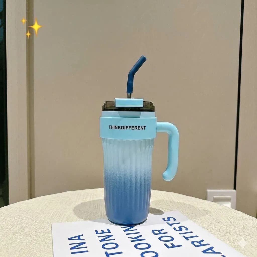 مج حراري "Think Different" الهيدرو الأزرق 860 مل 🌊🧊